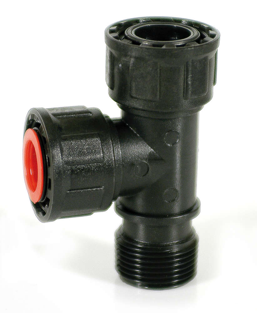 Irritec 431-320 - коллектор с двумя накидными гайками 1 выход 1"