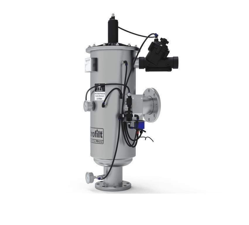 Aytok VBE104F - Автоматический сетчатый фильтр 4"(Ду100) 100 м3/ч с контроллером BACCARA (130 микрон