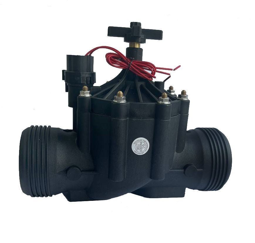 ПИОНЕР™ 400PHFL - э/м клапан, с регулятором потока 4" ВР (фланец), соленоид BM24VAC, 