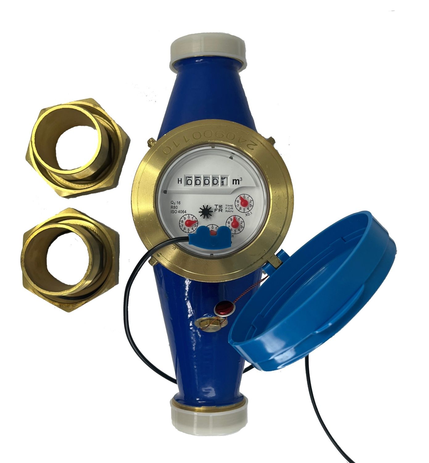 TFR™ Импульсный расходомер, латунь, подключение 2"