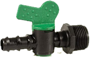 Irritec IVVMP27MON16C - цилиндрический краник 16х3/4" НР POLY 16 мм<VMP>