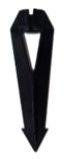SGL ACS-S00 Стойка-кронштейн из ABS пластика для установки светильника \ H22cm \ D5cm\ D1/2