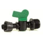 Irritec IVVMA27MON16B - цилиндрический краник 16х1/2" НР с накидной гайкой POLY 16 мм <V