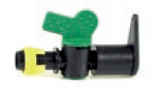 Irritec IVVLY2700N160 - цилиндрический краник LayFlat TAPE 16 <VLY> (с желтой защёлкой)