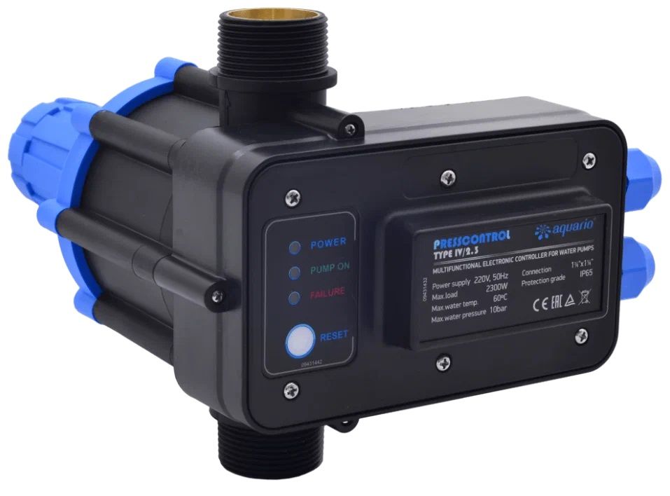 Автоматика Aquario 1.5-3.0 bar, 3 кВт прессконтроль тип IV/3.0 10 атм