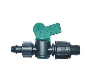 WP 6504 - цилиндрический краник с подж/гайкой без рез.кольца 16 мм TAPE