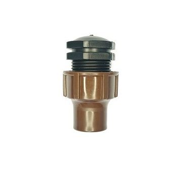 DROPBYDROP™ - заглушка кап линии\тип RB\16мм коричневый\ накидная гайка PLG