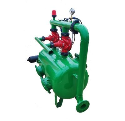 Aytok 3050HSA+DES4 - Двухкамерный песчано-гравийный фильтр 4"(Ду100) 40-80 м3/ч Automat (600 кг)