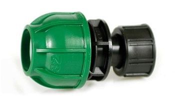 Irritec 425-32D - муфта компрессионная с накидной гайкой 32×1