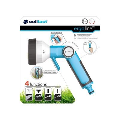 Cellfast 53-340 - Пистолет оросительный 4-х функциональный ERGO