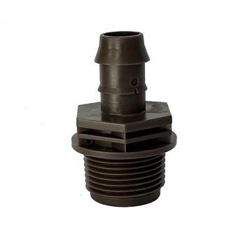 DROPBYDROP™ - SF-MA075 \резьбовой адаптер кап. линии\ 3/4НРх17мм \ коричневый