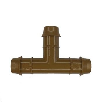 Agro Rain TC0117 - тройник для капельной линии 17 мм коричневые