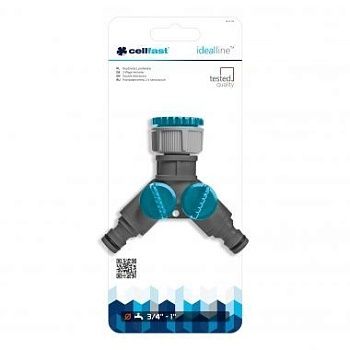 Cellfast 52-220N - Распределитель 2-х канальный IDEAL LINE PLUS