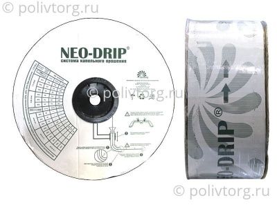 Капельная лента эмиттерная < Neo Drip > P1608   8mil/1.35 л/ч, шаг 20 см (бухта 500 м)