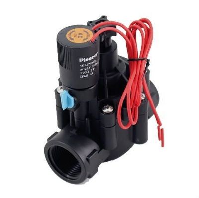 ПИОНЕР™ 101-DH-G - э/м клапан, с регулятором потока 1" ВР, соленоид 24VAC 