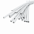DROPBYDROP - микротрубка 5х3mm, белая, отрезок 60см