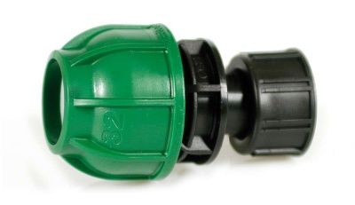 Irritec 425-32D - муфта компрессионная с накидной гайкой 32х1"ВР