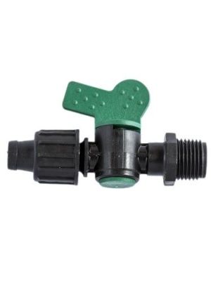 Irritec IVVMT27M0N20T -  цилиндрический краник  16 х 1/2" НР TAPE 16  <VMT>