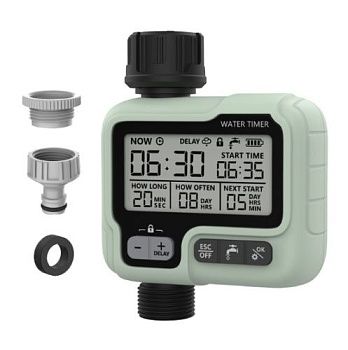 Pioneer™ HCT-322 - садовый таймер 3/4, 3V, 1 программа,1-59s/1-300m