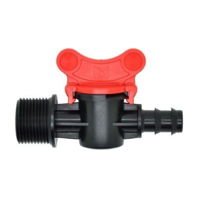 Agro Rain TV013420- цилиндрический краник 20х 3/4" НР POLY 16 мм