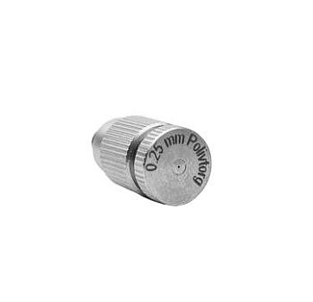Форсунка 0.25 мм SS, с антикапельным клапаном, сердечник SS, 10/24