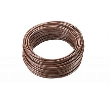 Трубка капельная 16мм, PC, 2,0л/ч, шаг 330мм, стенка 1,1 мм, в бухте 100м (корич)