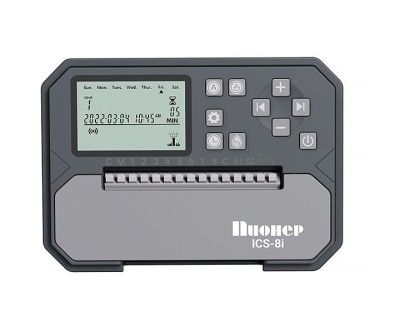 ПИОНЕР™-  ICS-8I_O - контроллер управления поливом 8 зон/внутр, офлайн + Wi-Fi, ПИОНЕР IOS+ANDROID