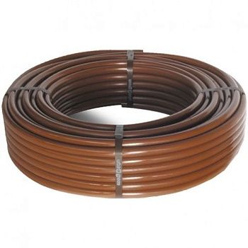 DROPBYDROP™ - слепая трубка 16 мм.\ 44mil \  бухта 100 м.\ коричневая