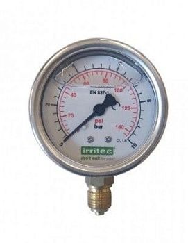 Irritec IIPGI6ZM2R025 - Манометр глицериновый 0х2,5 бар