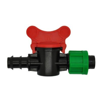 Agro Rain BV011617 -  цилиндрический краник штуцер 16 мм +кап.лента17мм