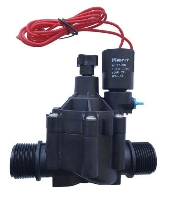 ПИОНЕР™ 101-DH-MM - э/м клапан, с регулятором потока 1" НР, соленоид 24VAC