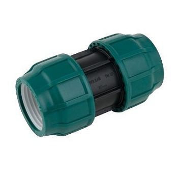 Poelsan - муфта соединительная 25x25 (уп. 25 шт)