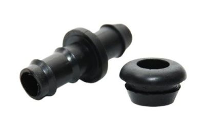 Irriteс IE8386000N160 - старт - коннектор с рез.кольцом POLY 16 мм (чёрн)   <838> 