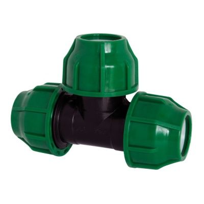 компрессионные фитинги ПНД для полива в интернет-магазине Поливторг, выгодные цены, доставка по России