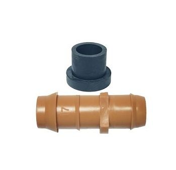 DROPBYDROP™ - SF-IAPVC \cтарт-коннектор кап. линии с рез. кольцом\17мм коричневый