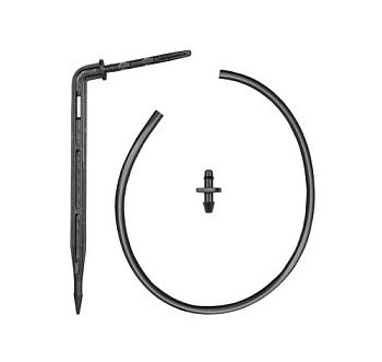 Agro Rain 2111 - разветвитель на 1 выход  L=50 см + стойка капельница прямая