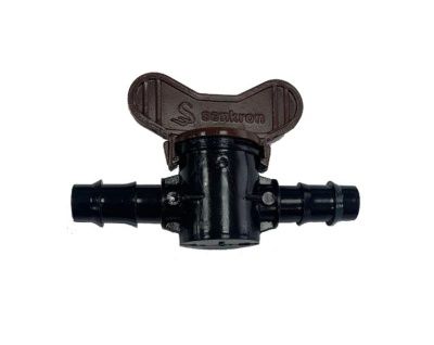 TR - VPP миникран\16х16\ штуцер - штуцер\ коричневый