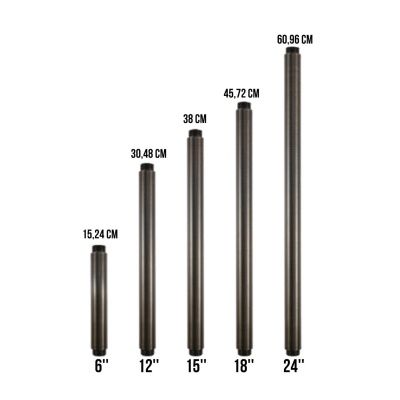 SGL - Стойка светильника 24" (60,96 см) / литая латунь / бронза / НР 1/2"