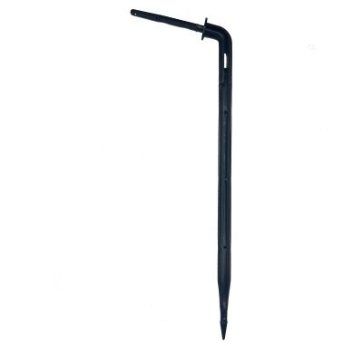 DROPBYDROP - стойка с лабиринтом 2,1л/ч для трубки 5х3mm, L15cm чёрная