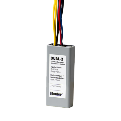 Hunter DUAL-2 - станционный декодер, 2 зоны (включает 2 коннектора DBRY-6)