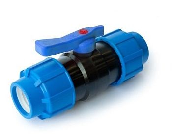 Plastica Alfa 18VCBB-7 - кран шаровый, d= 50 мм