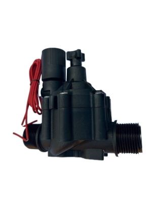 WP101-MM - э/м клапан, с регулятором потока 1" НР,  соленоид 24 VAC