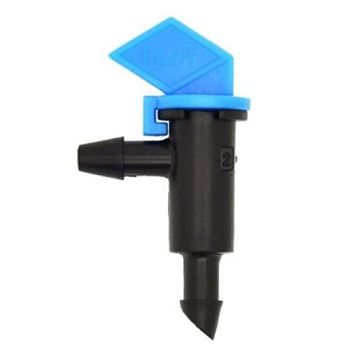 Agro Rain TAD0108 - капельница компенсированная с краником 8 л/ч.1/4.1 bar (голубая)